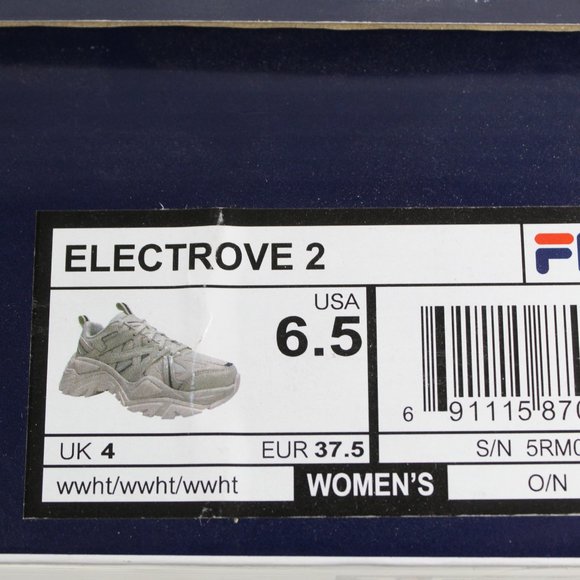 FILA Women's Electrove 2 - Cream 6.5US / 37.5EU - Picture 6 of 7
